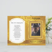 Modèle du Programme funéraire d'or (Debout devant)