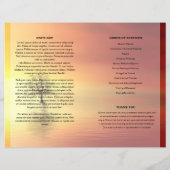 Modèle du programme funéraire du coucher du soleil (Dos)