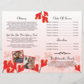 Modèle du programme funéraire floral (Dos)