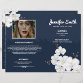 Modèle du programme funéraire floral (Devant / Derrière)