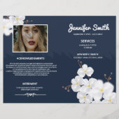 Modèle du programme funéraire floral (Devant)