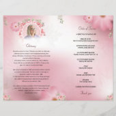 Modèle du programme funéraire floral (Dos)