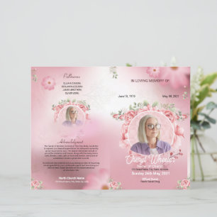 Modèle du programme funéraire floral