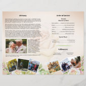 Modèle du programme funéraire floral (Dos)