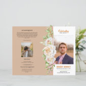 Modèle du programme funéraire floral (Debout devant)