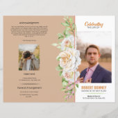 Modèle du programme funéraire floral (Devant)