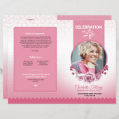 Modèle du programme funéraire floral (Devant / Derrière)