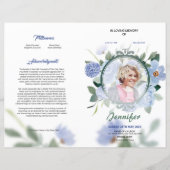 Modèle du programme funéraire floral (Devant)