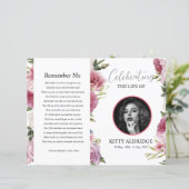 Modèle du programme funéraire floral (Debout devant)