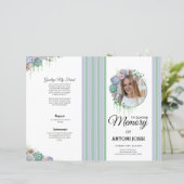 Modèle du programme funéraire floral (Debout devant)