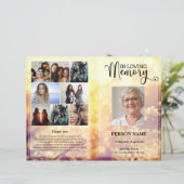 Modèle du programme funéraire floral (Debout devant)