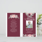 modèle du programme funéraire floral (Debout devant)