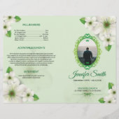 Modèle du programme funéraire floral (Devant)