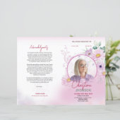 Modèle du programme funéraire floral (Debout devant)