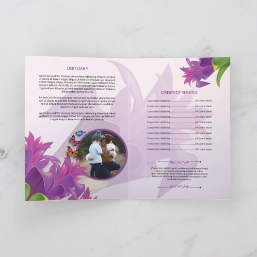 Modèle du programme funéraire floral (Intérieur)