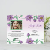 Modèle du programme funéraire floral (Debout devant)