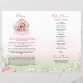 Modèle du programme funéraire floral (Dos)