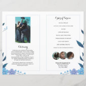 Modèle du programme funéraire floral (Dos)