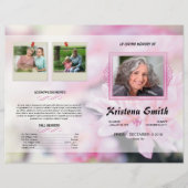 Modèle du programme funéraire floral (Devant)