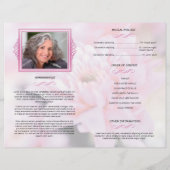 Modèle du programme funéraire floral (Dos)