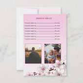 Modèle du programme funéraire floral (Dos)