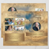 Modèle du programme funéraire Golden Sky (Devant / Derrière)