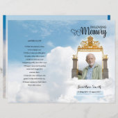 Modèle du programme funéraire Heaven gate (Devant / Derrière)