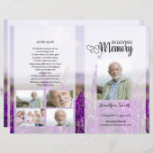 Modèle du programme funéraire Lavender (Devant / Derrière)