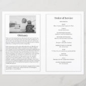 Modèle du programme funéraire orné noir (Dos)