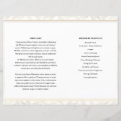 Modèle du Programme funéraire ornemental d'or (Dos)