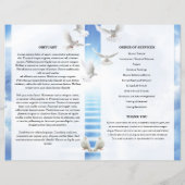 modèle du programme funéraire sky & dove (Dos)