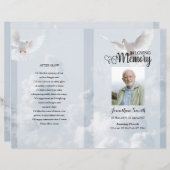 modèle du programme funéraire sky & dove (Devant / Derrière)