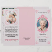 Modèle du programme funéraire triplé (Devant / Derrière)