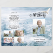 Modèle du programme funéraire White Dove and Sky (Devant)