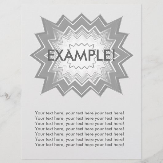 Modèle du prospectus : Attention Getter : Explosio (Devant)