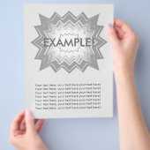 Modèle du prospectus : Attention Getter : Explosio (main)