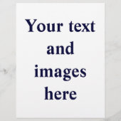 Modèle du prospectus de campagne électorale politi (Dos)