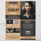 Modèle du prospectus de la bijouterie (Devant)