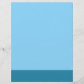 Modèle du prospectus de vente de triage (Aqua Blue (Dos)