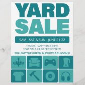 Modèle du prospectus de vente de triage (Turquoise (Devant)