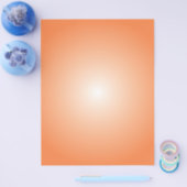 Modèle du prospectus : Dégradé radial : orange (Simple)