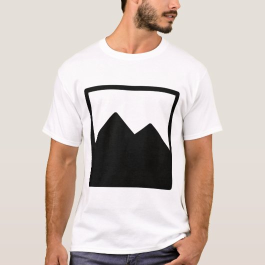 Modèle du T-shirt des hommes (Devant)