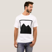 Modèle du T-shirt des hommes (Devant entier)