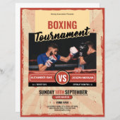 Modèle du tournoi de boxe (Devant / Derrière)