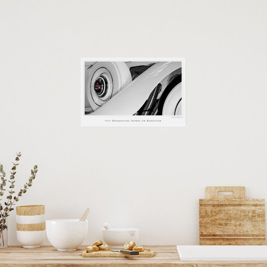 Modèle Duesenberg JN Roadster - Poster (Cuisine)