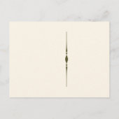 Modèle éffrayant de carte postale Halloween (Dos)