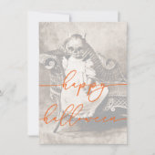 Modèle éffrayant de la carte Halloween (Devant)