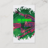 Modèle électrique de carte de visite (Dos)