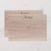 Modèle élégant avec look bois manuscrit (Devant / Derrière)