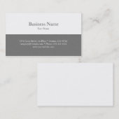 Modèle élégant de carte de visite (Devant / Derrière)